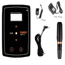 Digistal дермограф Швейцарский двигатель розовый Золотой Серебряный постоянный макияж бровей Татуировка губ машина Easu нажмите Agulhs Поворотный Комплект