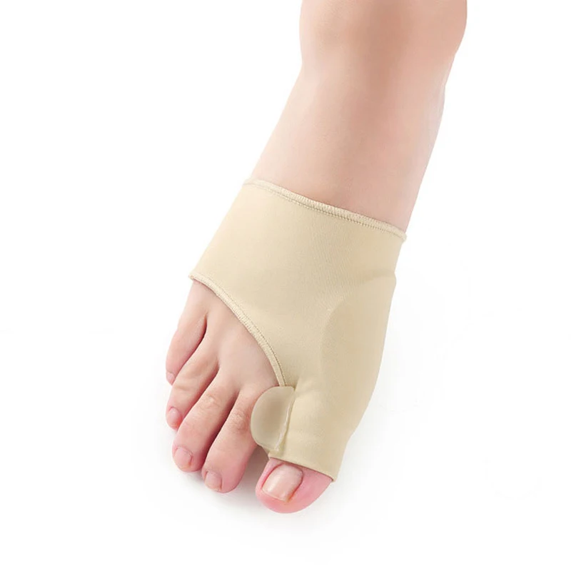 1Pair Big Bone Orthopedic Bunion Correction Pedicure Socks Silicone Hallux Valgus Corrector Braces Toe Separator Foot Care Tool