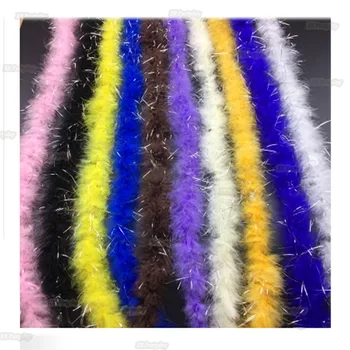 

DIY 2M Sequin Marabou Feathers Boas Costumes Garment Women Girls Dress Up Decoration  home decor birthday