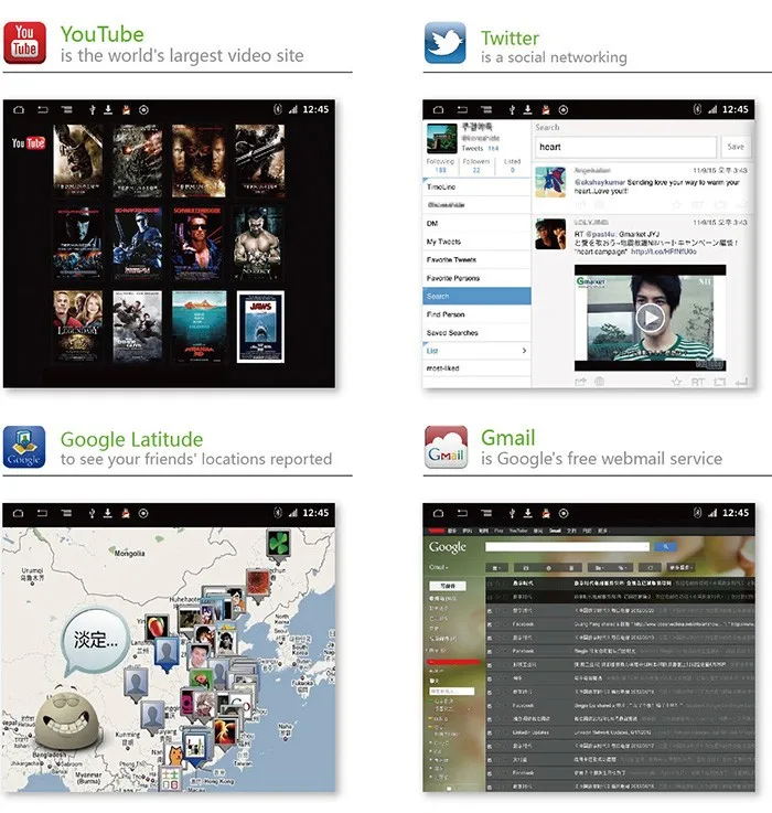 Best Android Car DVD Video Player For Hyundai IX35 TUCSON 2010 GPS Navigation Multi-touch Capacitive screen,1024*600 high resolution. 5