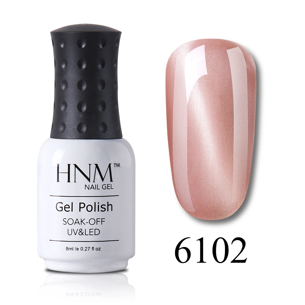 HNM 8 мл кошачий глаз уф гель лак для ногтей светодиодный длинный последний гель для ногтей новейший гибридный гель лак краска гель лак для ногтей - Цвет: 6102