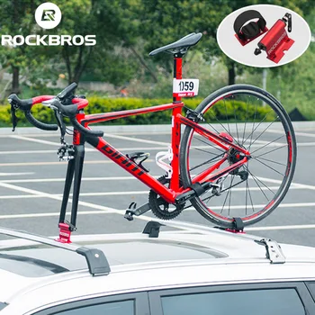 

ROCKBROS Bike Car Racks Carrier Bicycle Rack Quick-release Alloy Fork Car Bicycle Accessories MTB Road Bike Block Alloy Mount
