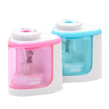 

Electric Automatic Pencil Sharpener Candy Color Cute Use Battery Pencil Sharpener Kids Student Children Home Office School Gift