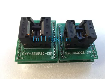 

SSOP28-DIP Programming Adapter OTS-16(28)-0.65-01 SSOP16P 0.65mm Pitch Enplas IC Test Socket IC body size 4.4mm Burn in Socket