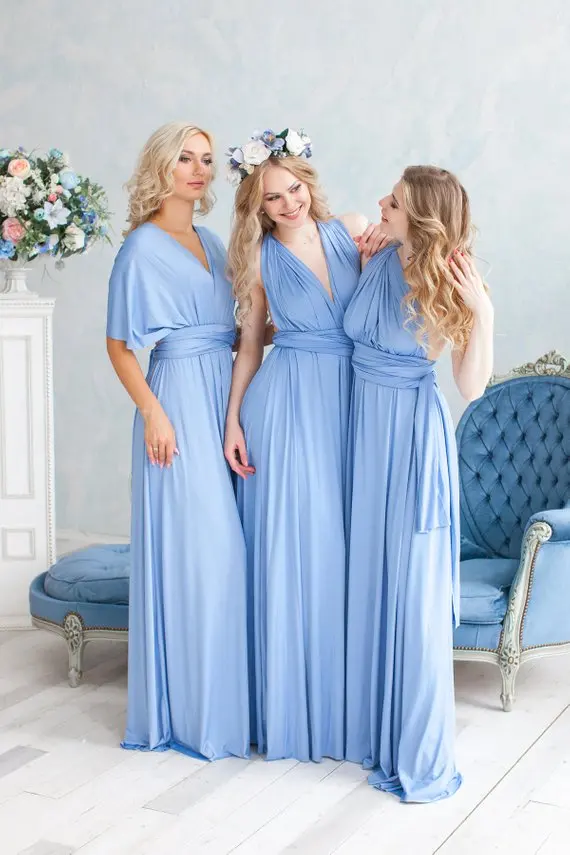 Шифоновые платья подружки невесты длинные 2019 Robe Demoiselle D'honneur Vestidos De Fiesta De Noche платье для свадебной вечеринки