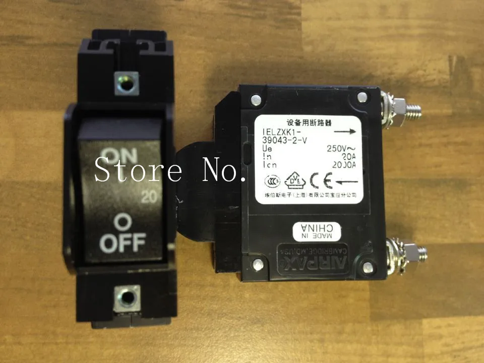 

[ZOB] 20A250V circuit breakers for the United States AIRPAX Ebers IELZXK1-39043-2-V equipment --12pcs/lot