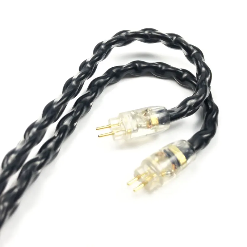 JCALLY 8 акций обновление бескислородной меди 0,75 мм 0,78 мм 2pin кабель для наушников для Westone1964 JH U16 w4r es3 es5 TFZ гарнитура