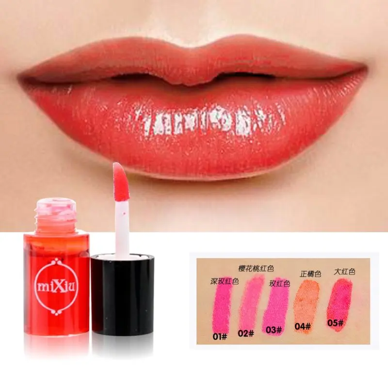 

Mixiu Multipurpose Lip Tint Dyeing Liquid Lipgloss & Blusher Waterproof Beauty Lips Makeup TF