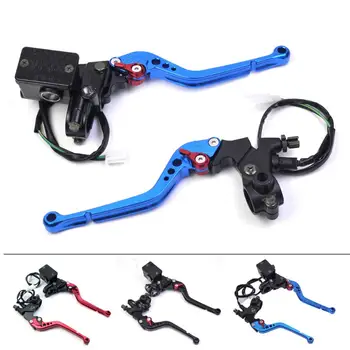 

Universal aluminium 7/8" 22mm Motorcycle Brake Master Cylinder Pump Hydraulic Lever Reservoir For 50CC - 300CC Cable Line Clutch