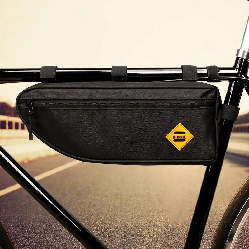 Велосипедный спорт Треугольники сумка для велосипеда, крепящаяся на переднюю раму сумка Водонепроницаемый, сумка для бега, сумка для упаковки вещей Велоспорт экспериментальное оборудование аксессуары
