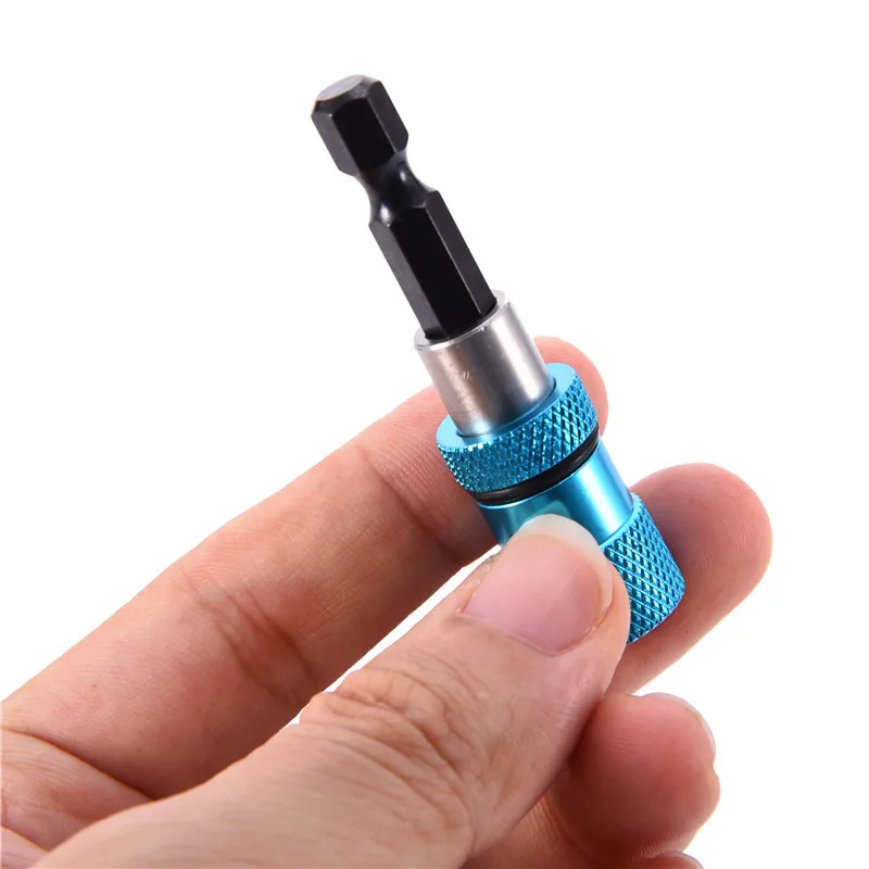 PW TOOLS 1PC Hex Shank Drill Chuck Magnetic Drywall Screw Bit Holder Drill Screw Tool 1/4" Hex Shank Screwdriver Adapter