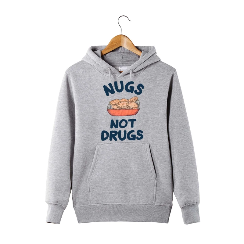 Толстовка с капюшоном Nugs Not Drugs от Hippie Runner | Женская одежда