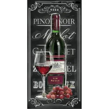 

DIY Diamond Embroidery stickers Full Diamond Painting Cross Stitch grape wine Square Mosaic Pattern Needlework Home Decorative