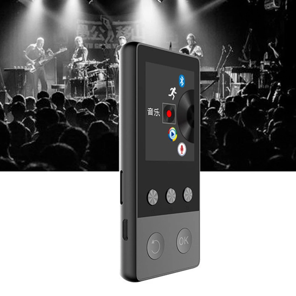 8 ГБ портативный с fm-радио музыкальный медиаплеер Поддержка MP3 Bluetooth аудио радио Металл электронная книга экран воспроизведения