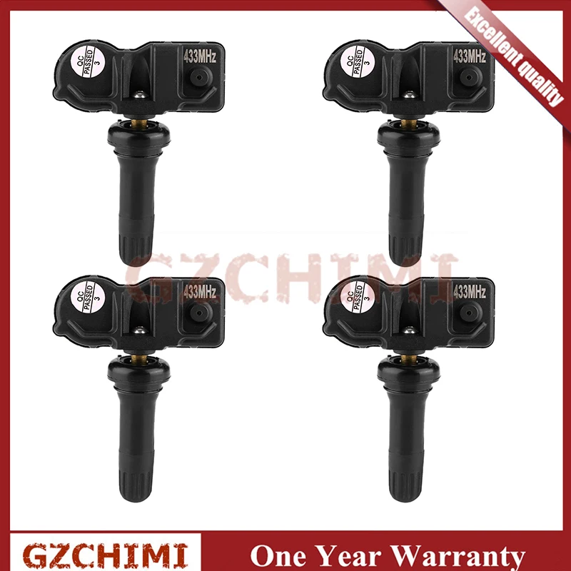 

Датчик мониторинга давления в шинах 52933-B2100 52933B2100, 4 шт., TPMS, подходит для Hyundai i10, Kia Picanto