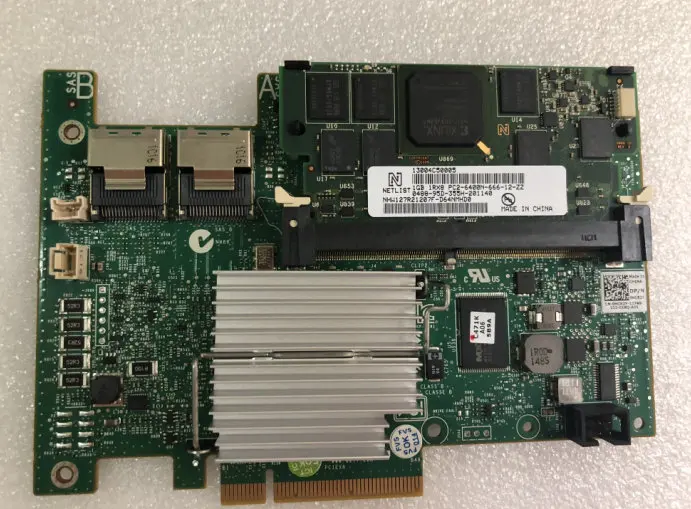 

RaidStorage PERC H700 1GB Cache Memory PCIe 6Gb/s Controller SAS SFF8087 Card PCIe2.0 MiniSAS RAID5 Used