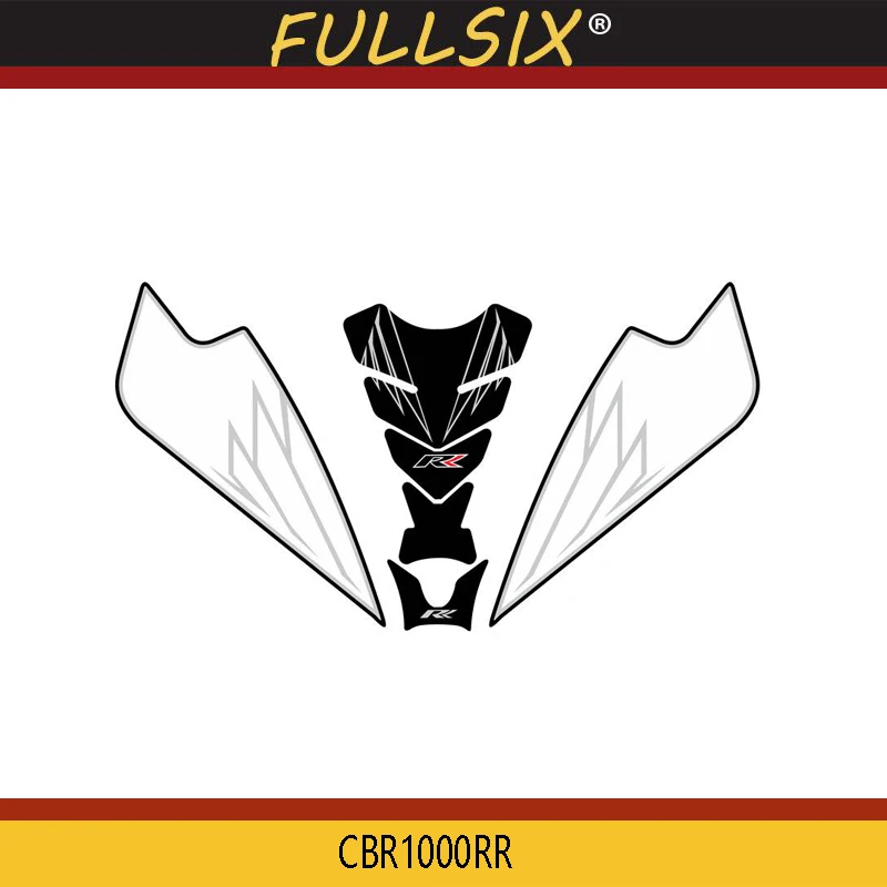 

Front Fairing Motor Number Board 3D Gel Protector for HONDA CBR1000RR 06-07
