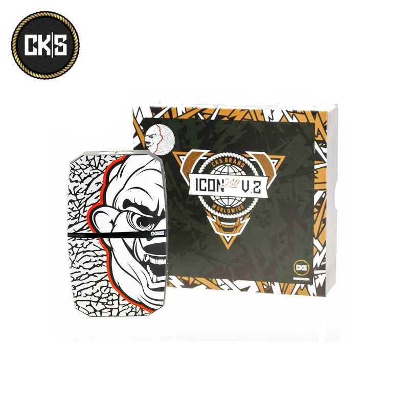 CKS значок V2 240 Вт Box Mod создано Двойной 18650 Батарея VO чипсет температура Управление свет Вес электронная сигарета VS итавамба VIA240 Mod