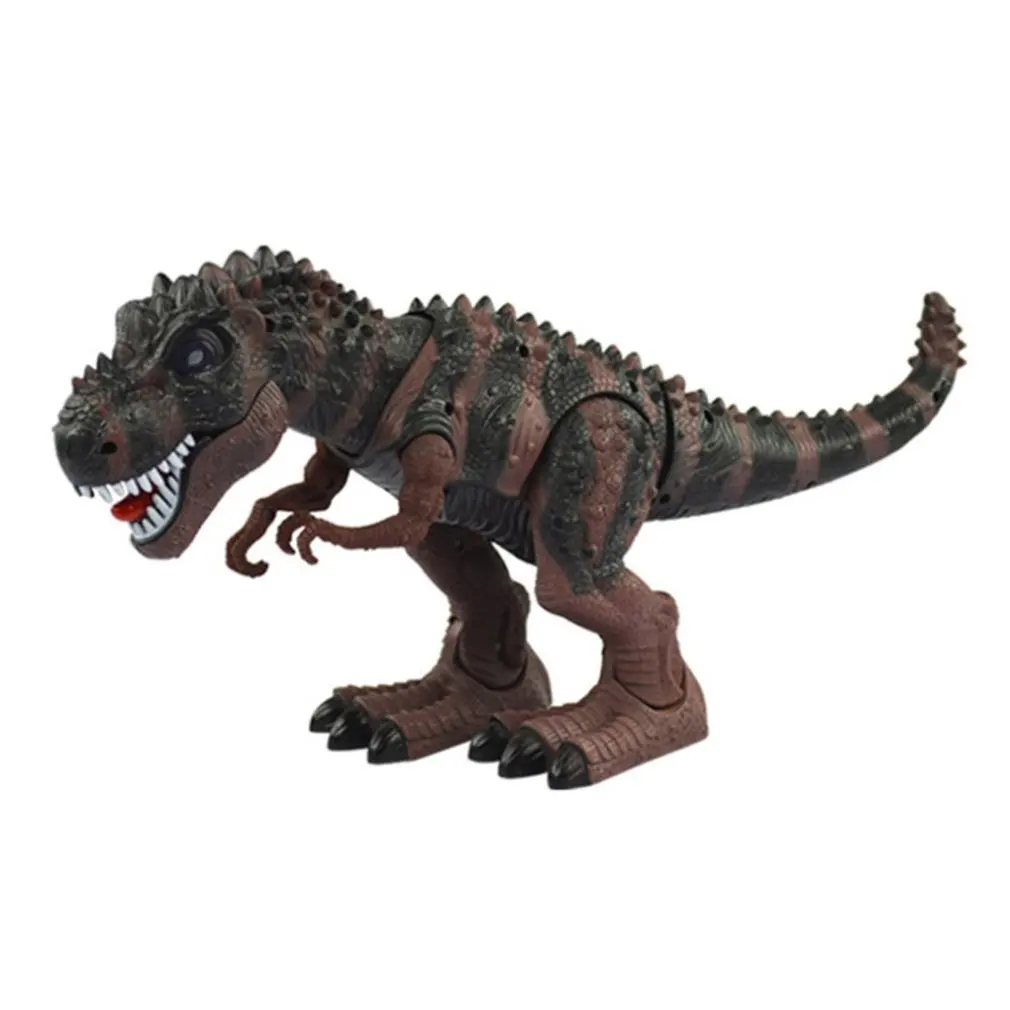 OCDAY 1 PC Electric toy walking dinosaur robot With Light and Sound Tyrannosaurus Rex Toys for Children Baby Birthday Xmas Gift