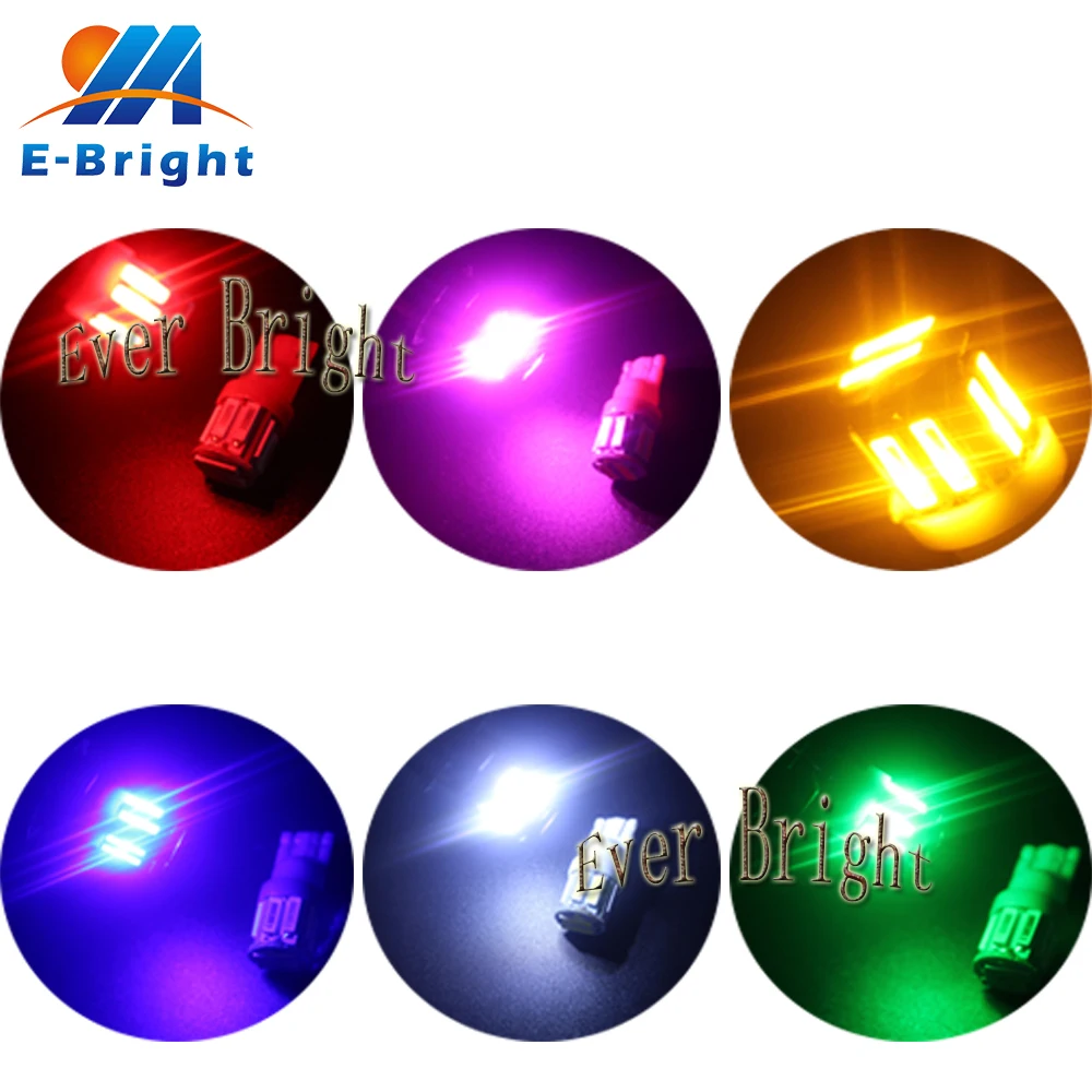 YM E-яркий в переменного тока, 50-100 шт./лот 24V T10 194 168 W5W 7014 10 SMD СВЕТОДИОДНЫЙ Прибор светодиодный лампы светодиодный светильник Интерьер Клиренс клиновидный Светильник Автомобиля