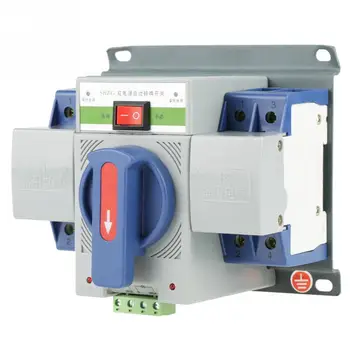 

1 pc 220V 63A Automatic Transfer Switch 2P Mini Dual Power Transfer Switch Circuit Breaker
