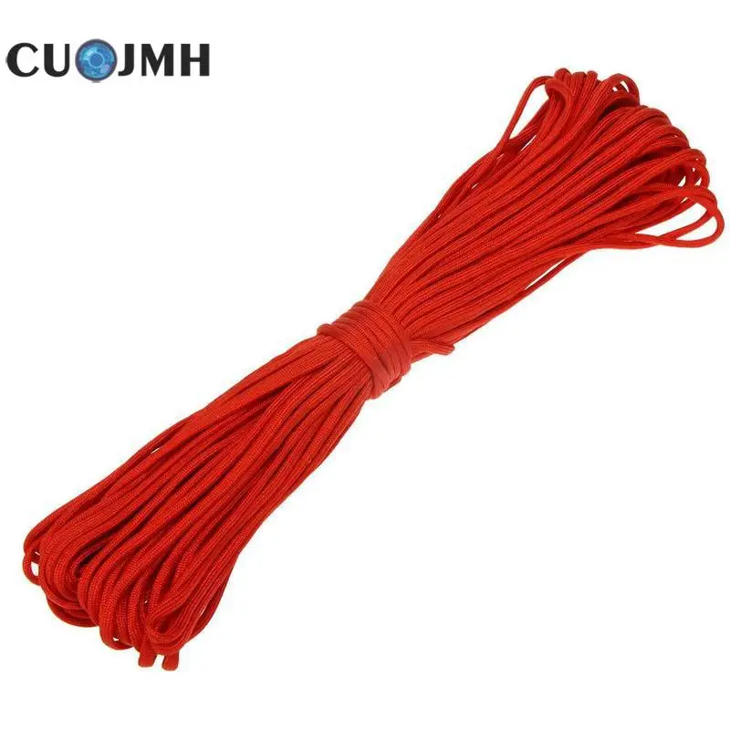 

Outdoor Survival Parachute Cord 100 Meters Emergency Escape Safety Line 7 Core Reflective Military Wearproof Safety Rope