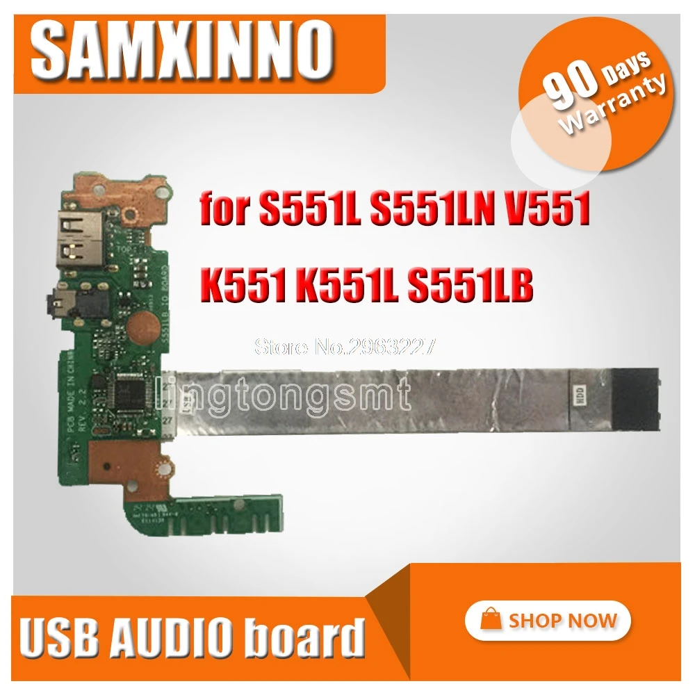 Оригинал для For Asus S551L S551LN V551 K551 K551L S551LB USB аудио Плата IO | Компьютеры и офис