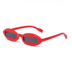 Винтаж овальная рамка солнцезащитные очки Для женщин Для мужчин Тень солнцезащитные очки Прямоугольник Объектив очки мода в европейском и