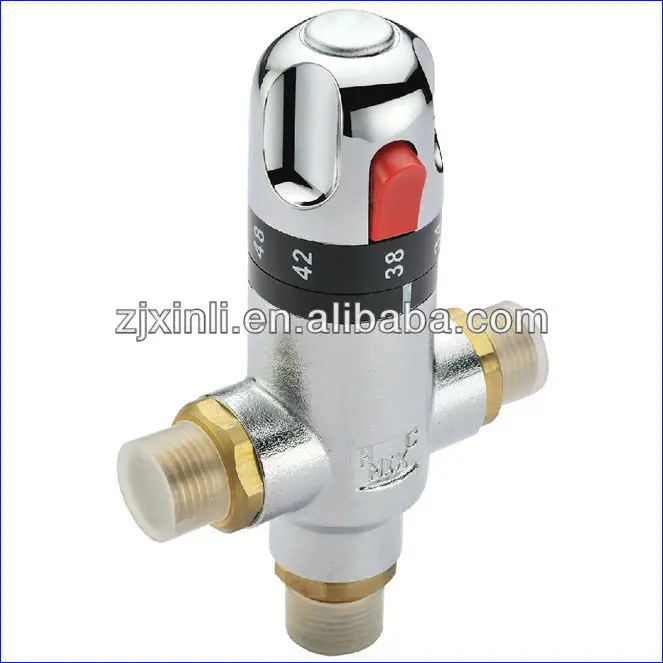 3 Size for Brass Thermostatic Mixing Valve to Adjust the Mixing Water