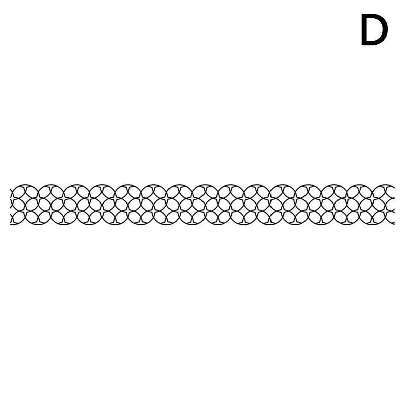 4*5 см/5*5 см полые ажурные кружева васи лента DIY украшения Скрапбукинг планировщик Маскировочная лента клейкая лента kawaii канцелярские принадлежности - Цвет: D