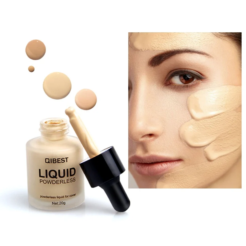 1PC Face Makeup Base Liquid Foundation Cream Concealer Foundation Primer Easy to Wear Oil Control Long Lasting