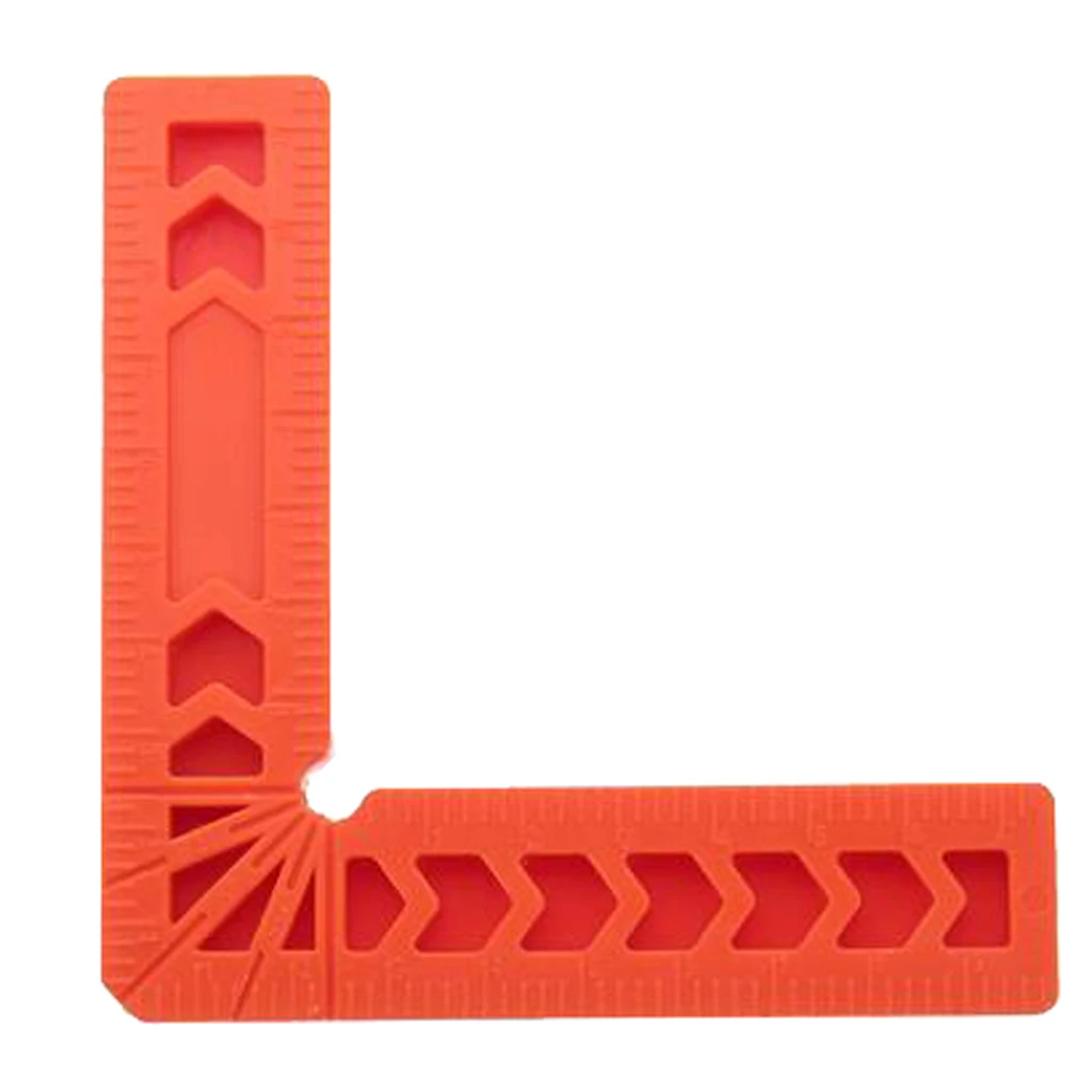 2pcs 90 Deg L Shape Square Right Angle Clamps Corner Clamping Ruler 4inch