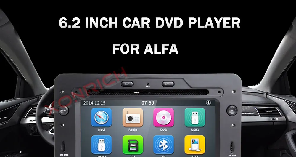 Flash Deal 2 din Car DVD Player GPS Navigation Autoradio For Alfa Romeo 159 Brera Spider Sportwagon 2006 Head Unit Wifi Audio 0