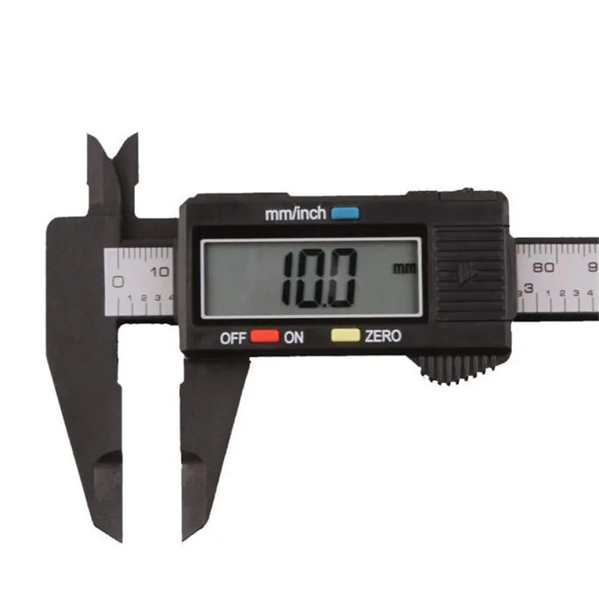 

Digital Caliper 150mm/6inch LCD Digital Electronic Carbon Fiber Vernier Caliper Gauge Micrometer 24*80*15mm Dropshipping 0308