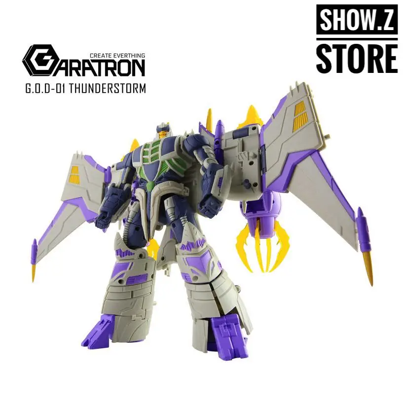

[Show.Z Store] Garatron GOD-01 GOD01 Thunderstorm Thunderwing Transformation Action Figure