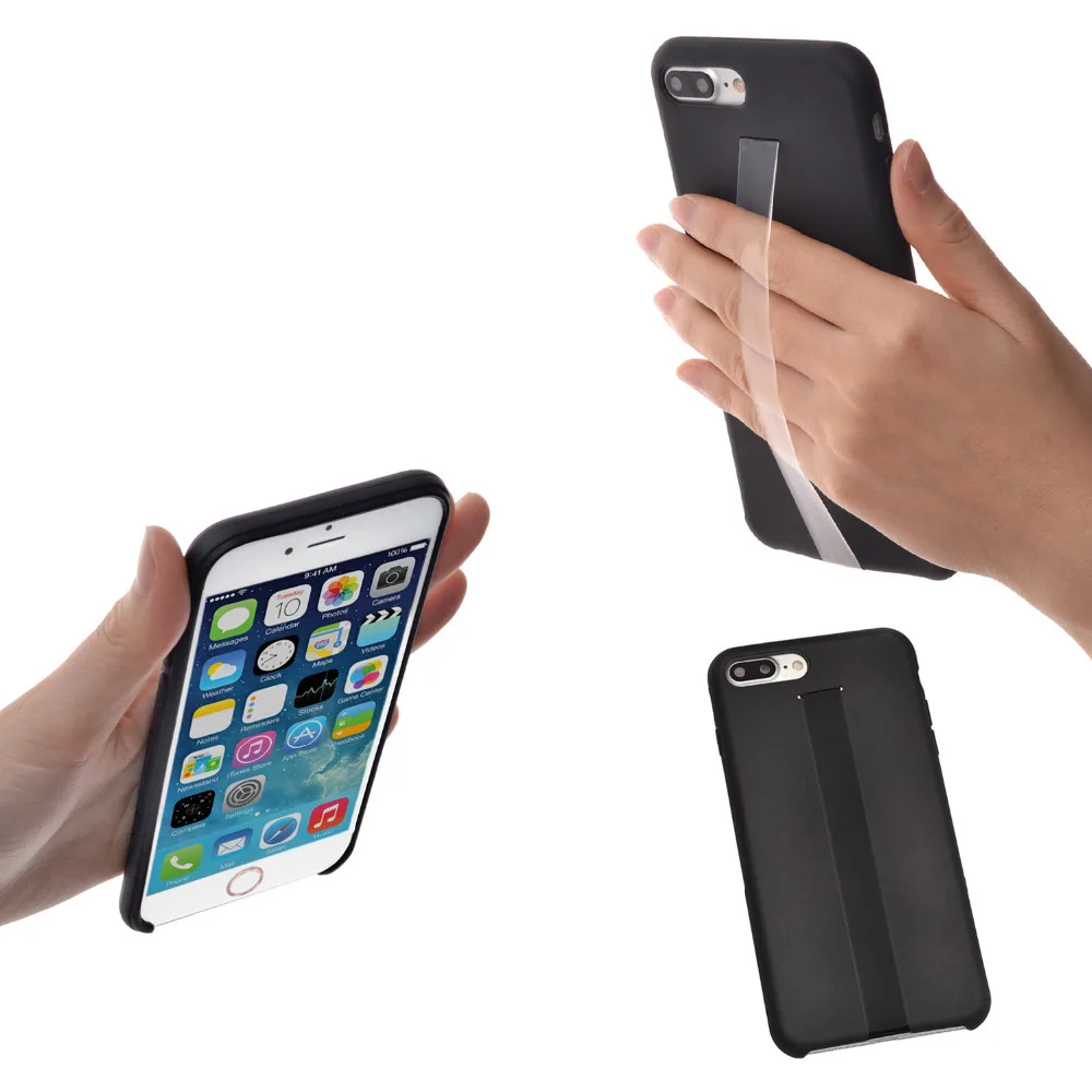 TFY Slim Fit Case with Smart Utility Hand Strap Holder for iPhonestrap