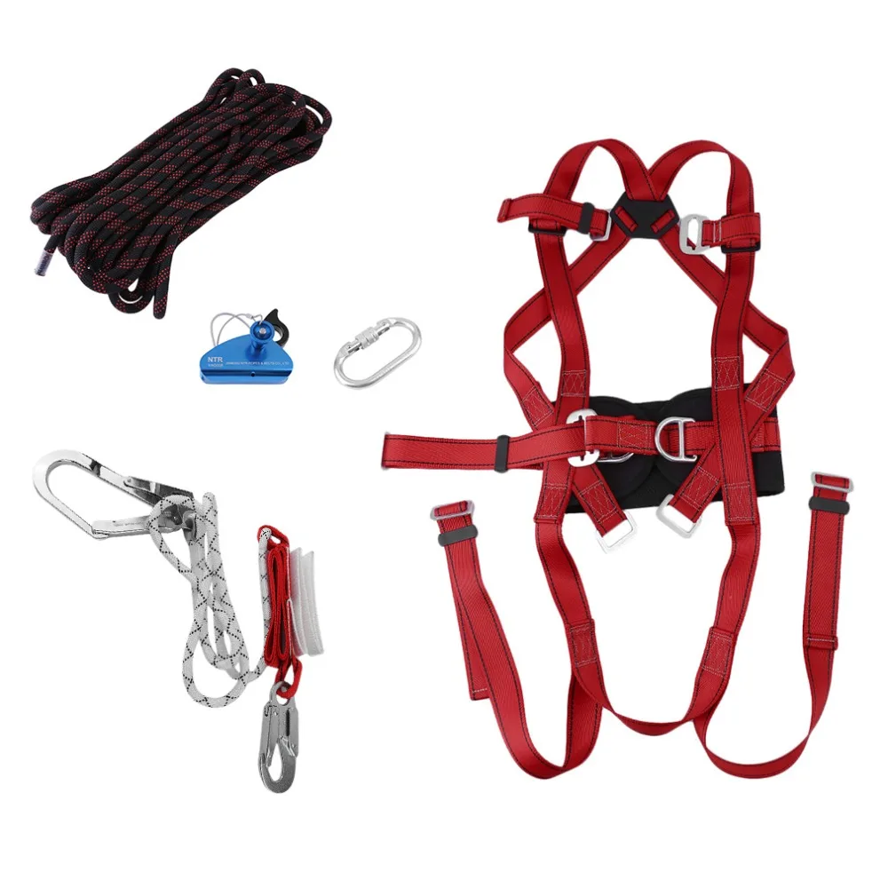 

5 in 1 Outdoor Safe Technical Rock Climbing Mountaineering Downhill Harness Rappel Rescue Safety Belt Kit