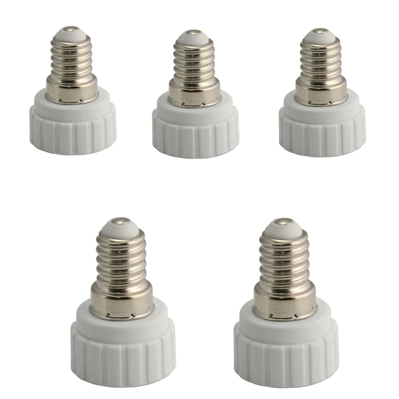 

5pcs E14 to MR16 LED Light Lamp Bulbs Base Screw Socket Adapter Adaptor Converter