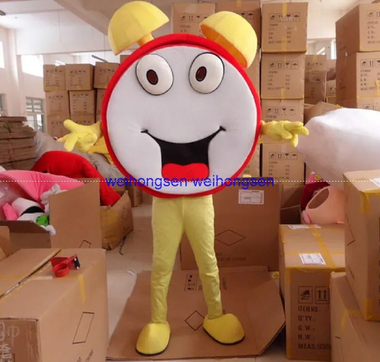 Hot Sale EVA Material Helmet Alarm clock Mascot Costume Cartoon Apparel