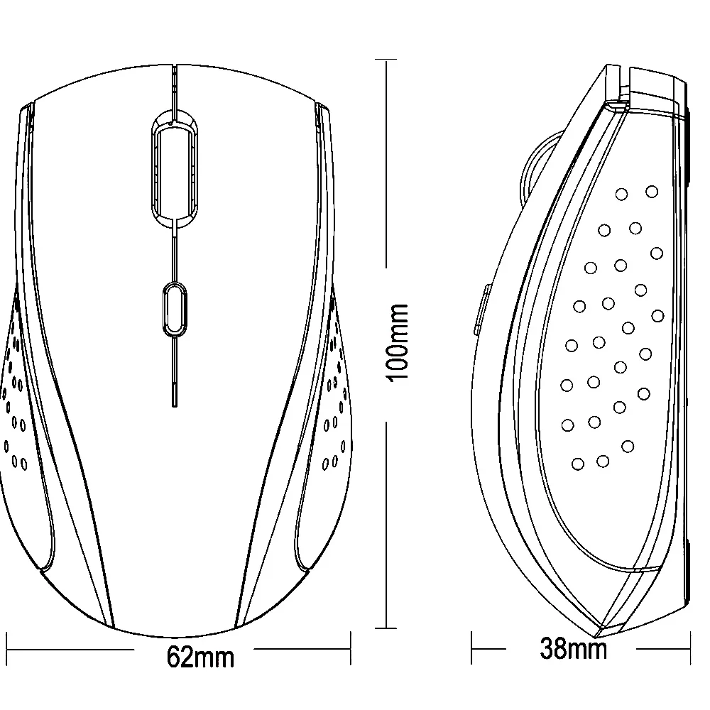 2,4G usb type C Беспроводная мышь 800/1200/1600 dpi мыши трекбол с USB-C тип-c приемник для Macbook Pro ноутбук ПК