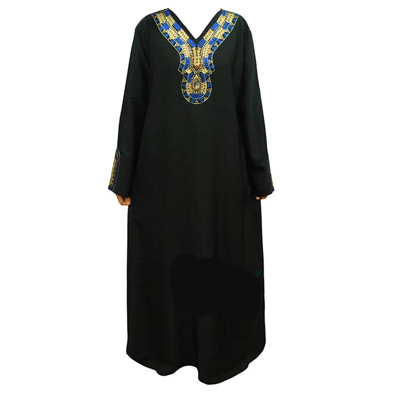 UNINICE 2017 новое мусульманское платье на Ближнем Востоке вышитое турецкое Abaya Дубай