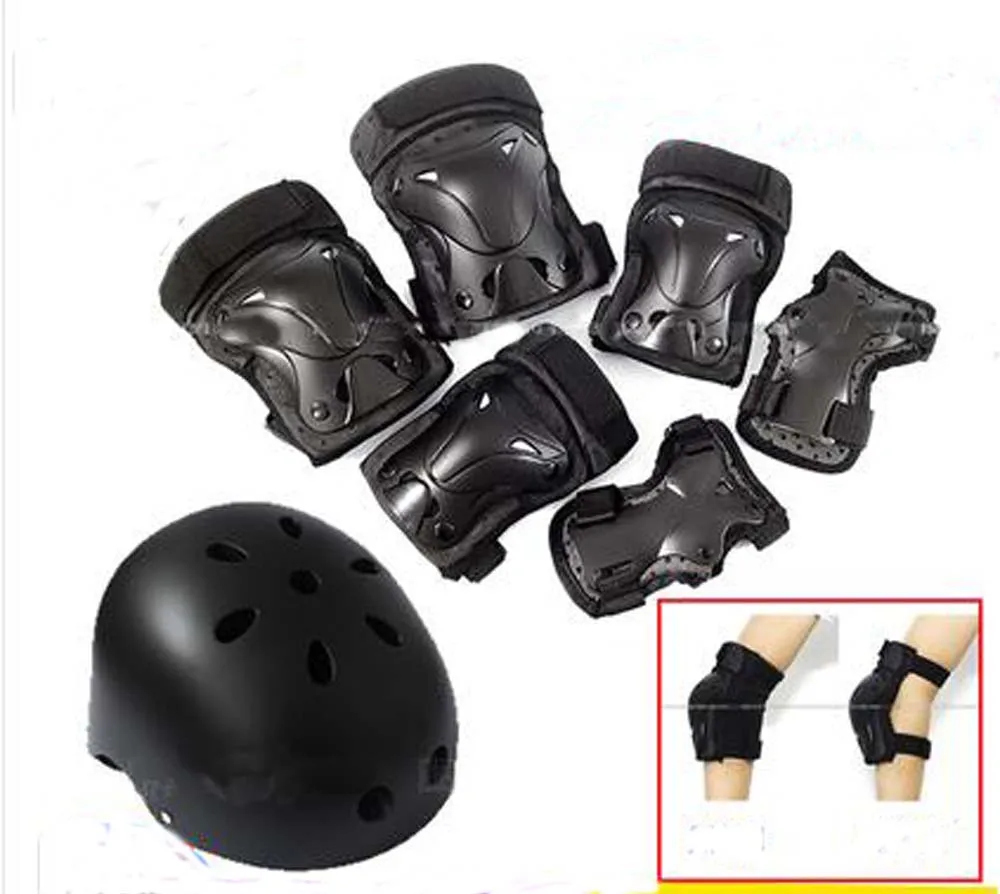 Skateboard Protective Gear Set Adult Six Piece Children's Skates Pulley