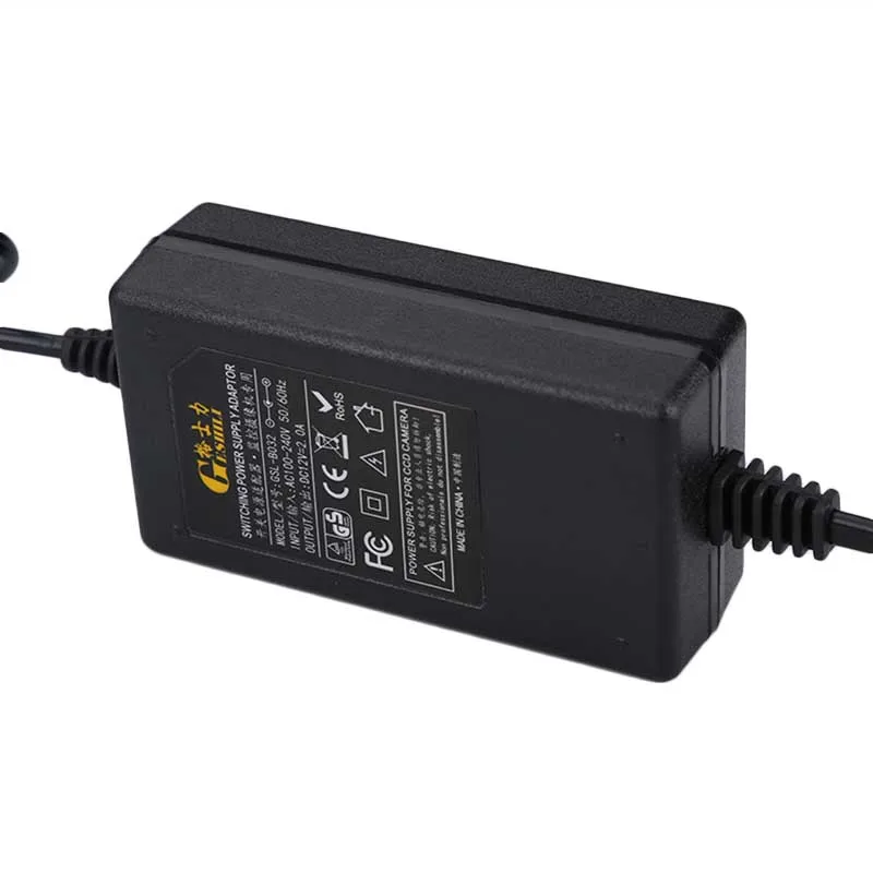 Высокое качество Портативный 12V 2A 24W AC/DC адаптер питания импульсный источник