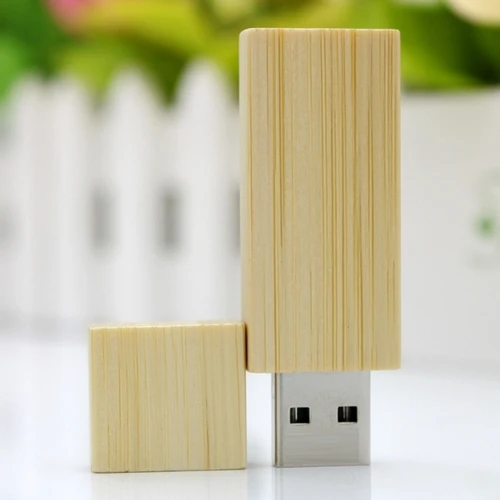 100% настоящая Флешка деревянная Подарочная коробка Usb палка 128 ГБ 16 32 USB флэш память