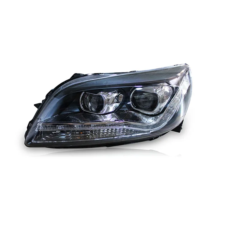 Ownsun Eagle Eyes светодиодный DRL Bi-xenon проектор линзы фары для Chevrolet Malibu 2012