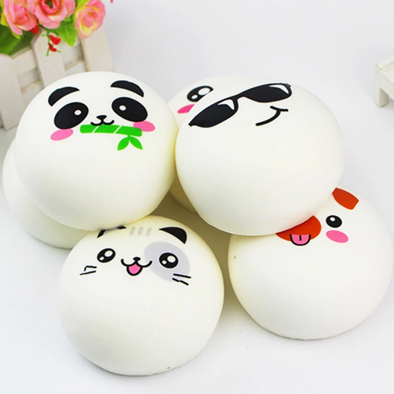 1 قطعة 10 سنتيمتر squishies pu انتعاش بطيء squishies الأشرطة الهاتف المحمول لينة اللعب لطيف الباندا التعبير ارتفاع بطيء الهاتف ديكور