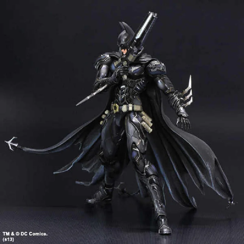 

PA change blue black limited edition movable Batman hand model ornaments dolls Justice League movie periphery kids Figures Doll