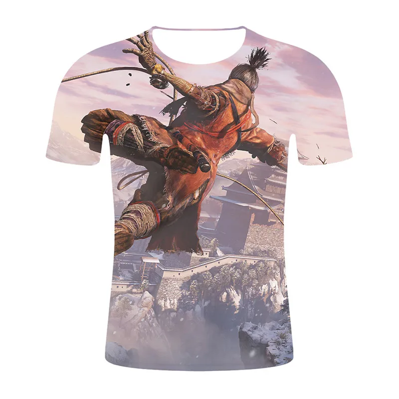 

2019 Short Sleeves NEW 3D Sekiro Shadow Die Twice Summer T-shirt Women and Men Fashion Casual Hot Sale summer T-shirts for Women