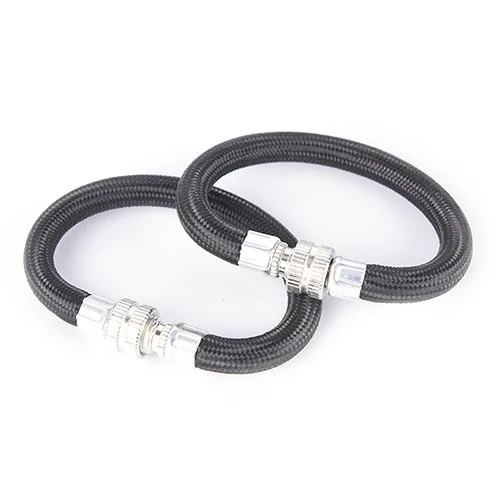 

2PCS Bicycle Pump Extension Hose Inflator Tube Pipe Cord Cycling Pumping Service Parts Longer Use 150Psi Schrader A/V Valve