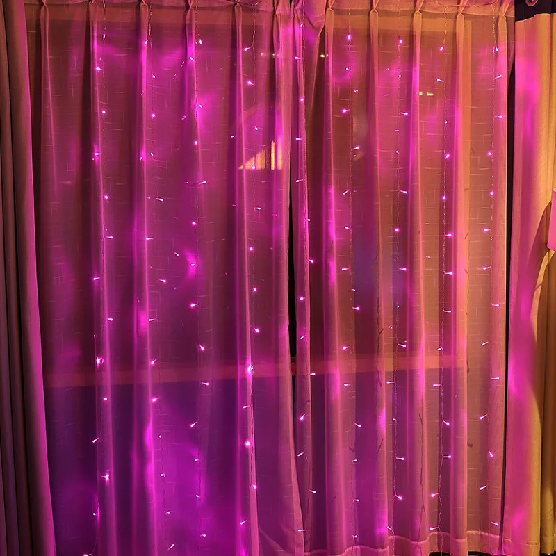 3*3M Led Icicle Led Curtain Fairy String Light Fairy Light 300 Led 220V EU Light For Wedding Home Garden Party Twinkly cortina 3*3M Led Icicle Led Curtain Fairy String Light Fairy Light 300 Led 220V EU Light For Wedding Home Garden Party Twinkly cortina